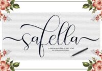 Safella Font - Featured Image