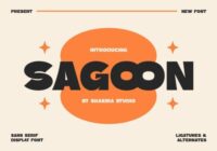 Sagoon Font - Featured Image