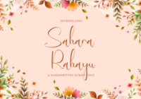 Sahara Rahayu Font - Featured Image