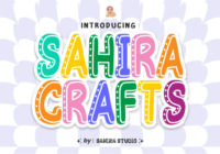 Sahira Crafts Font - Featured Image