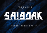 Saibork Font - Featured Image
