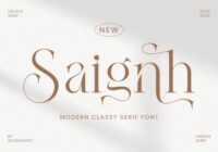 Saignh Font - Featured Image