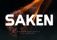 Saken Font - Featured Image
