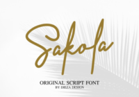 Sakola Font - Featured Image