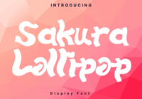 Sakura Lollipop Font - Featured Image