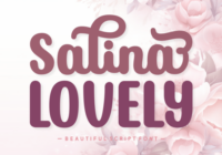 Salina Lovely Font - Featured Image