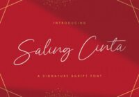 Saling Cinta Font - Featured Image