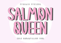 Salmon Queen Font - Featured Image