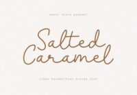 Salted Caramel Font - Featured Image