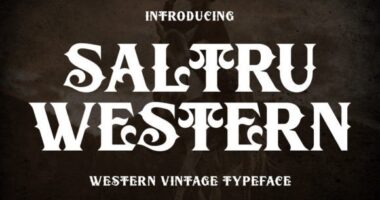Saltru Western Font - Featured Image