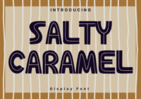 Salty Caramel Style Font - Featured Image