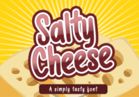 Salty Cheese Font - Featured Image