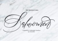Salwomen Script Font - Featured Image