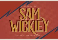 Sam Wickley Font - Featured Image