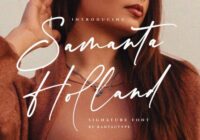 Samanta Holland Font - Featured Image