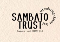 Sambat Trust Font - Featured Image