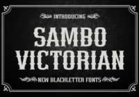 Sambo Victorian Font - Featured Image