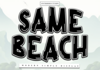 Same Beach Font - Featured Image
