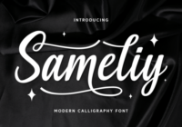Sameliy Font - Featured Image