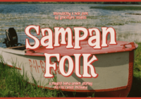 Sampan Folk Font - Featured Image