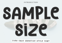 Sample Size Font - Featured Image