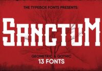 Sanctum Inky Collection Font - Featured Image