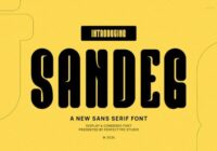 Sandeg Font - Featured Image
