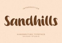 Sandhills Font - Featured Image