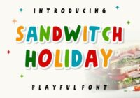 Sandwitch Holiday Font - Featured Image