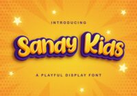Sandy Kids Font - Featured Image