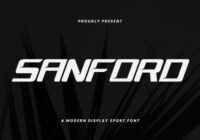 Sanford Font - Featured Image