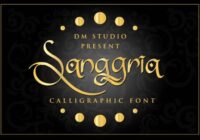 Sanggria Font - Featured Image