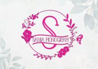 Sania Monogram Font - Featured Image