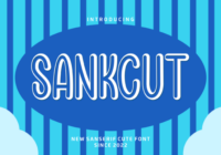 Sankcut Font - Featured Image
