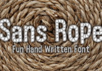 Sans Rope Font - Featured Image