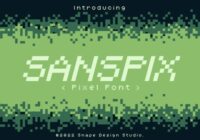 Sanspix Font - Featured Image