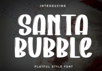 Santa Bubble Font - Featured Image