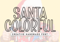 Santa Colorful Font - Featured Image