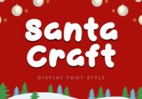 Santa Craft Font - Featured Image