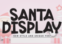 Santa Display Font - Featured Image
