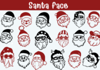 Santa Face Font - Featured Image