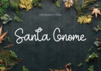 Santa Gnome Font - Featured Image