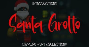 Santa Grotto Font - Featured Image