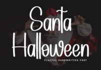 Santa Halloween Font - Featured Image