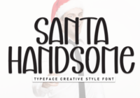 Santa Handsome Font - Featured Image