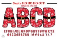 Santa Ho Ho Ho Font - Featured Image