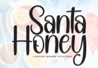Santa Honey Font - Featured Image