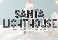 Santa Lighthouse Font - Featured Image