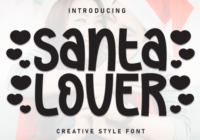 Santa Lover Font - Featured Image