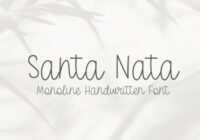 Santa Nata Font - Featured Image